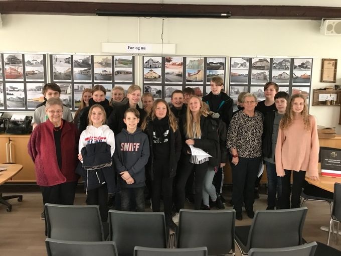 Besøg på arkivet den 12. marts 2018 af 7.b fra Toftlund skole. Klassen arbejder med 1. Verdenskrig.